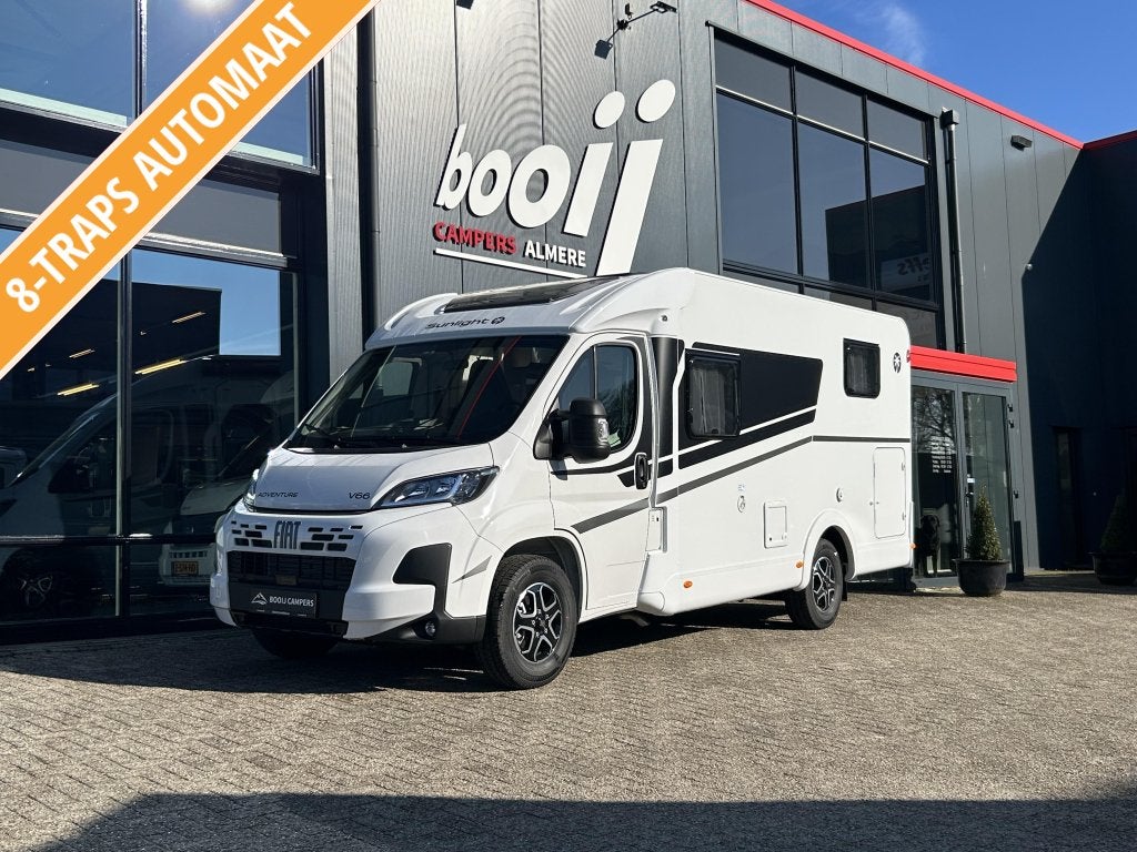 Sunlight V66 Adventure Edition Automaat, Caravans en Kamperen, Campers, Automaat, Sunlight, Fiat, Tot en met 2