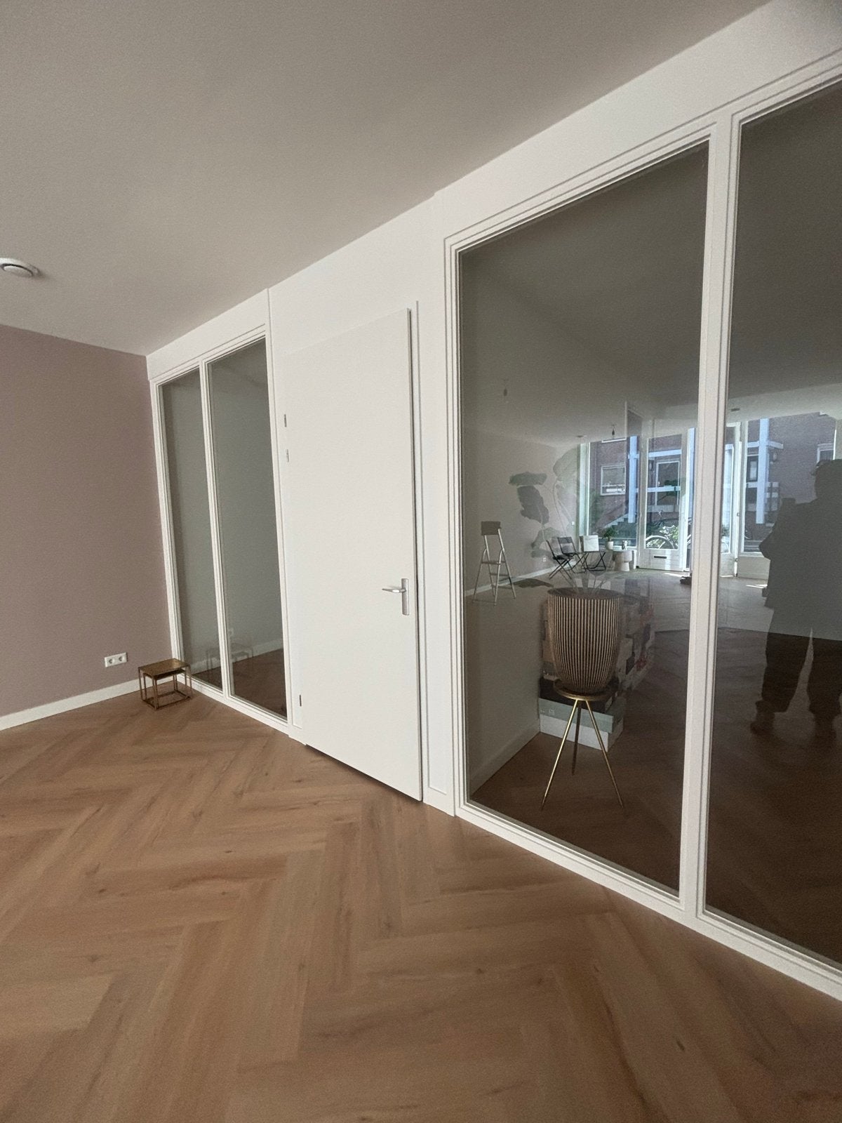 Twee nieuwe witte binnendeuren (links- en rechtsdraaiend), 80 tot 100 cm, 215 cm of meer, Binnendeur, Nieuw