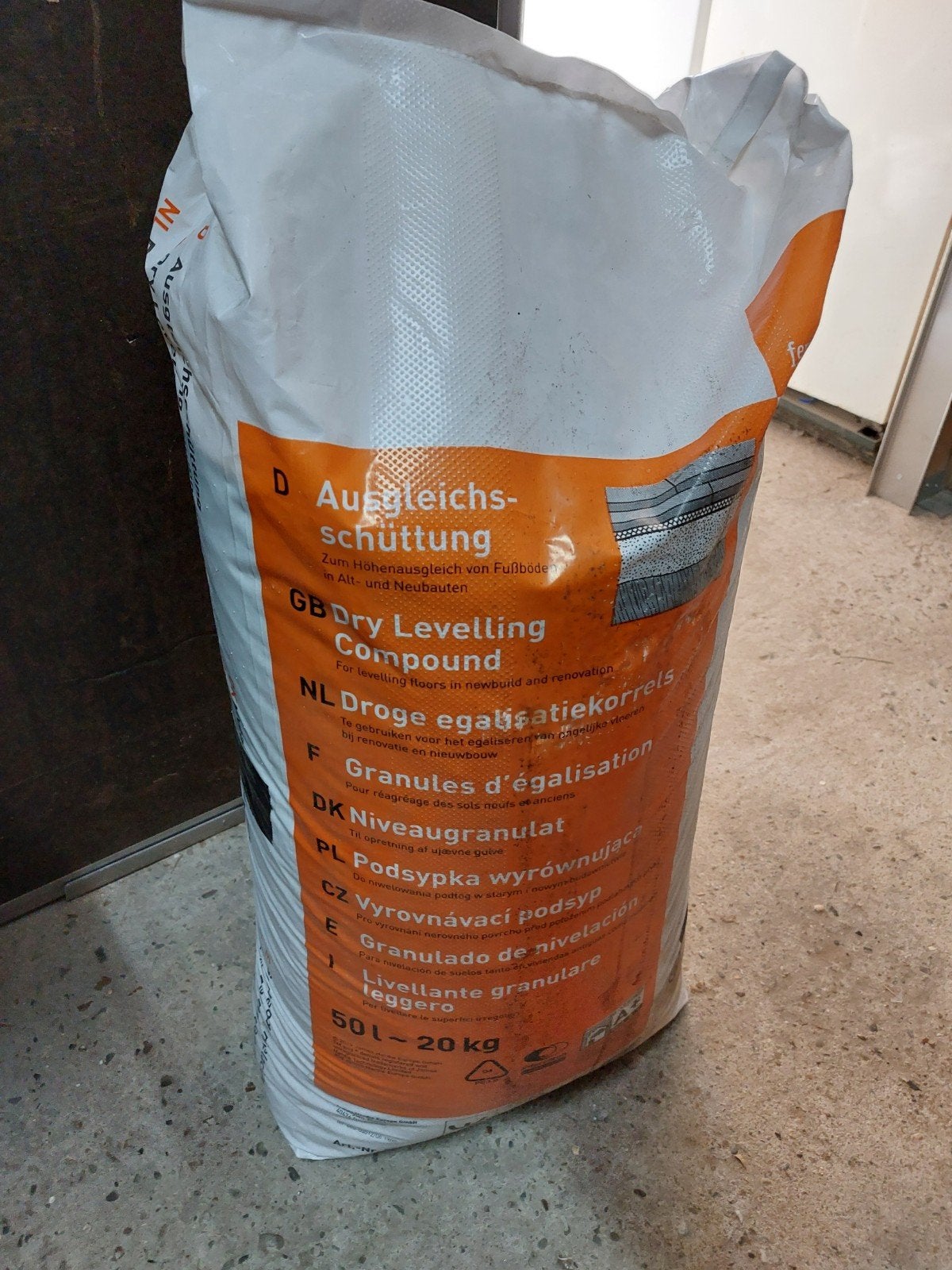 Fermacell egalisatie korrels., Ophalen, Overige materialen, 30 cm of meer, 50 tot 150 cm