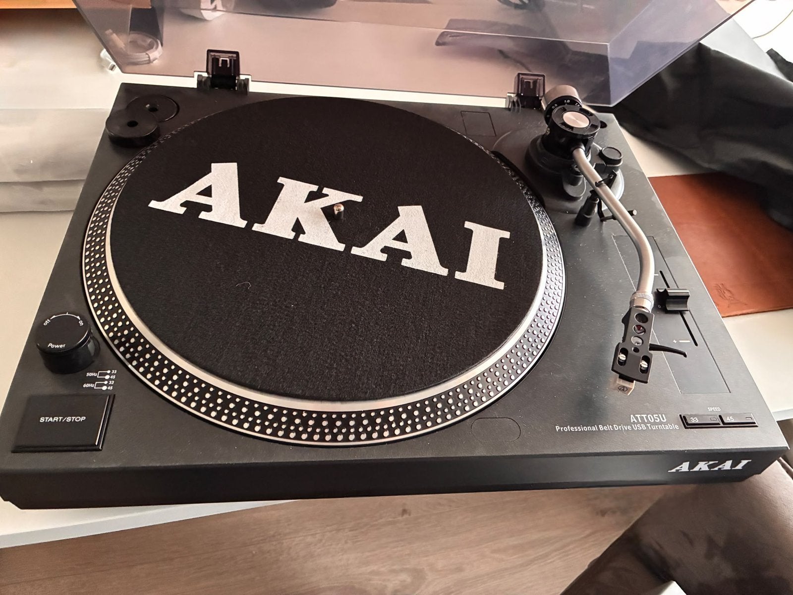 Akai platenspeler AAT05U, Ophalen, Gebruikt, Pitch-regelaar, Platenspeler