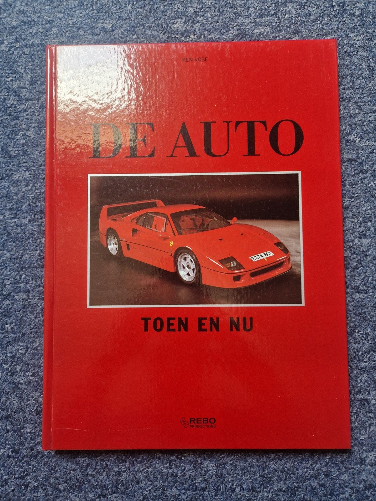 De Auto Toen En Nu - Ferrari F40 Testarossa Boek, Boeken, Ophalen of Verzenden, Zo goed als nieuw, Ferrari, Ken Vose