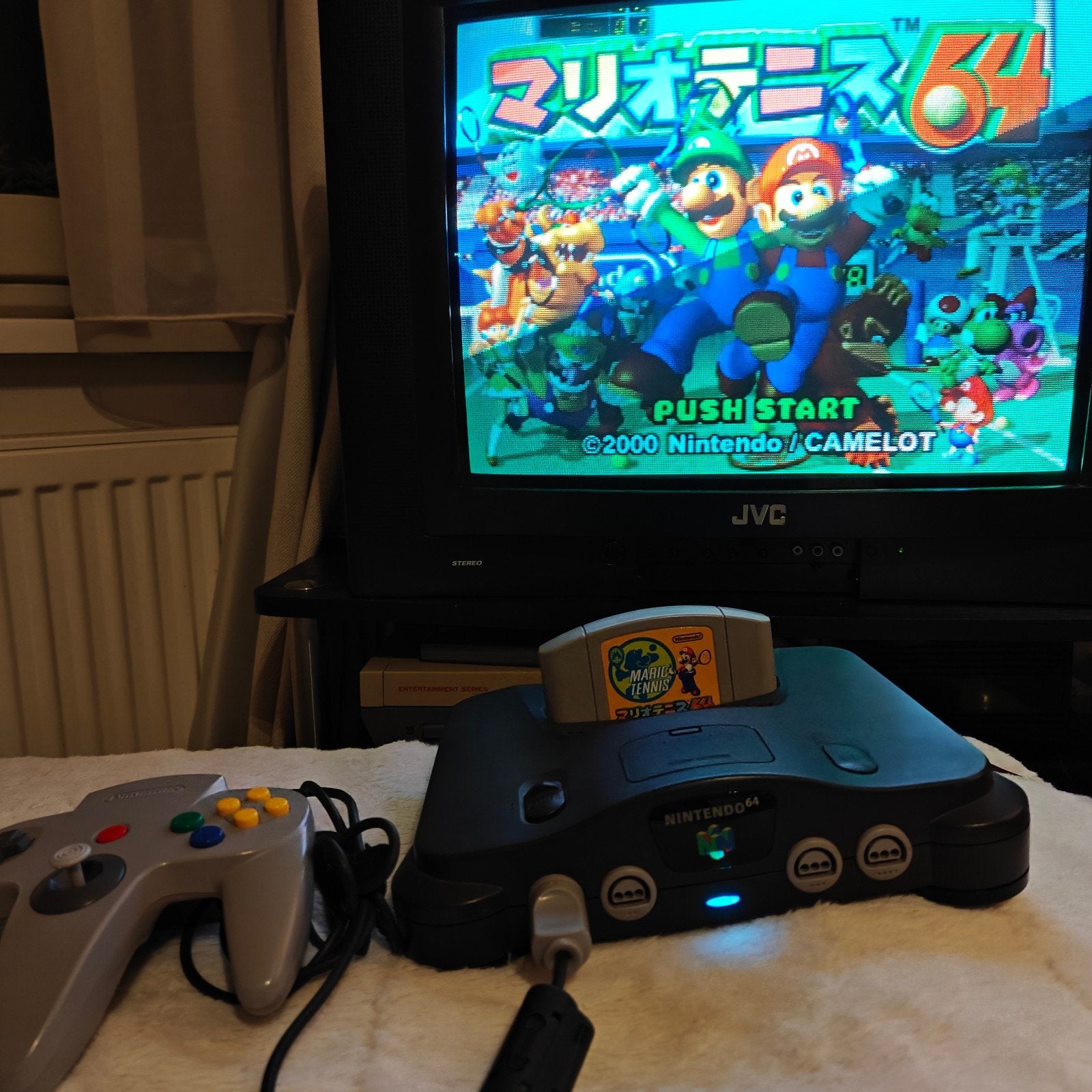 NTSC N64 with rgb output, Ophalen of Verzenden, Gebruikt, Met 1 controller