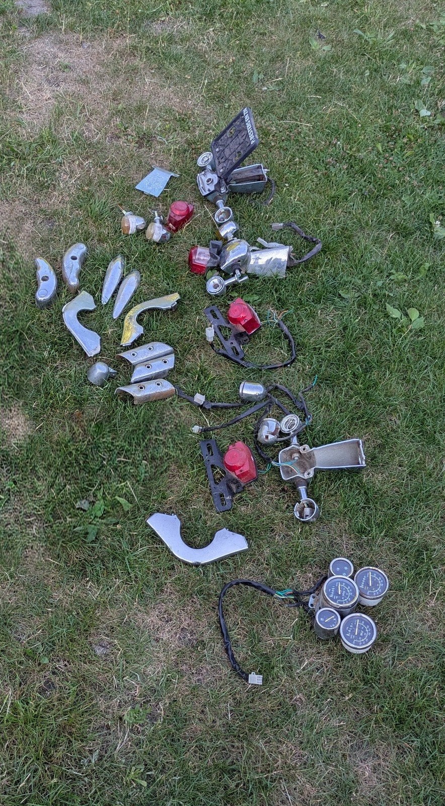 Kappen/onderdelen Fosti Grande retro - retro look scooters, Fietsen en Brommers, Ophalen, Gebruikt, Overige typen, Retro scooters