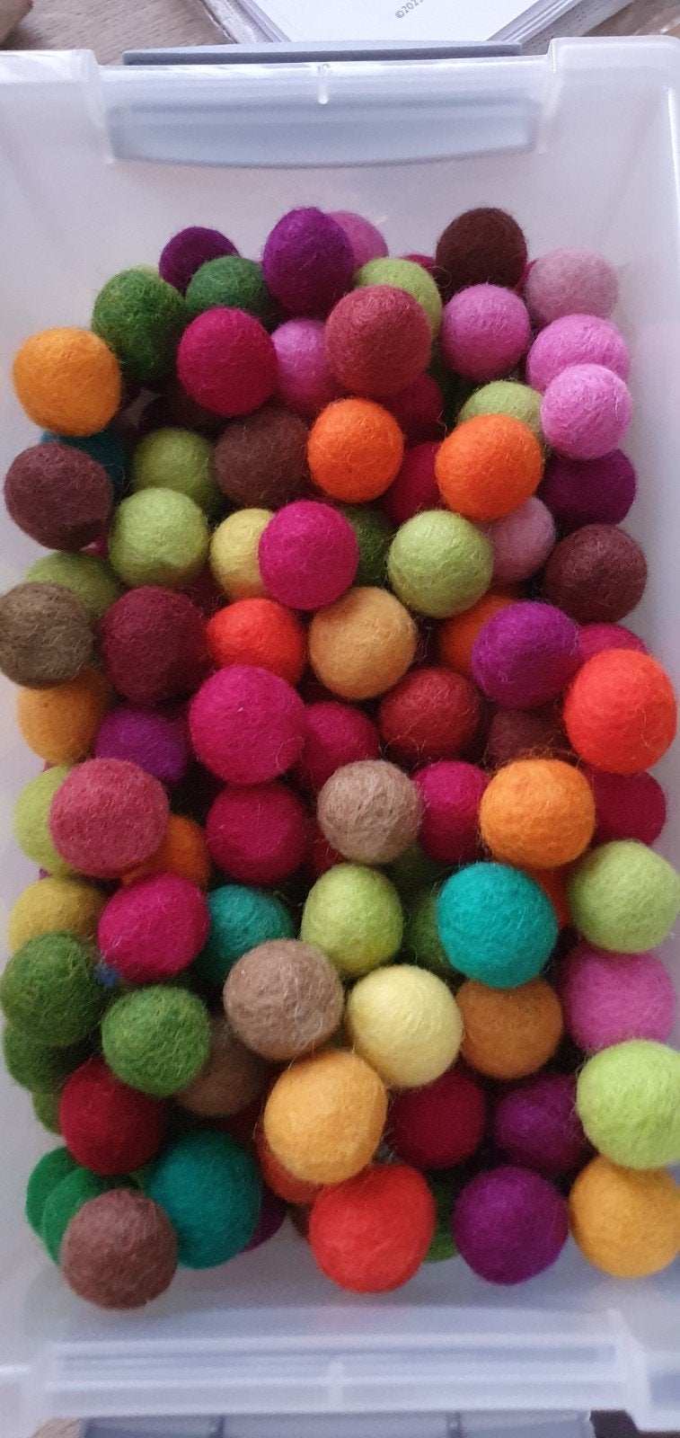 Wolvilt balletjes, Hobby en Vrije tijd, Vilt, Ophalen of Verzenden, Nieuw, Los Vilt, Wolvilt