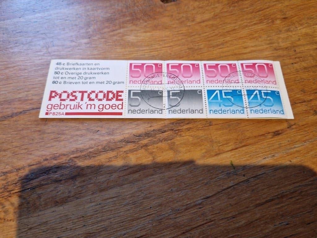 nederland (200) gestempeld 1980 nr PB 25a postzegelboekje, Ophalen of Verzenden, Na 1940, Gestempeld
