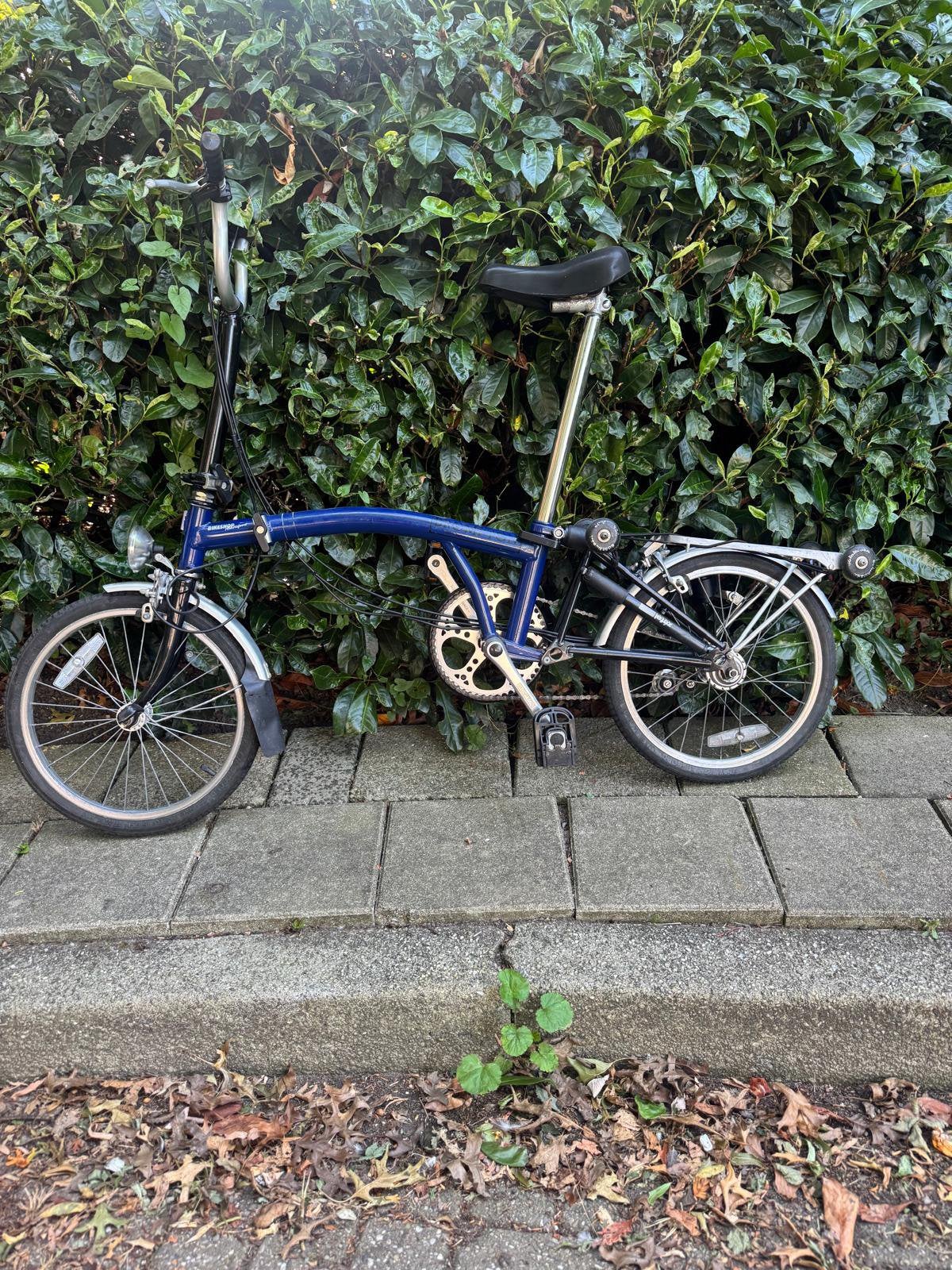 AANGEBODEN BROMPTON VOUWFIETS, Brompton, 16 tot 18 inch, Versnellingen, Ophalen of Verzenden