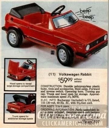 Pines VW Golf MK1 Trapauto - Geel & Rood, Ophalen, Gebruikt