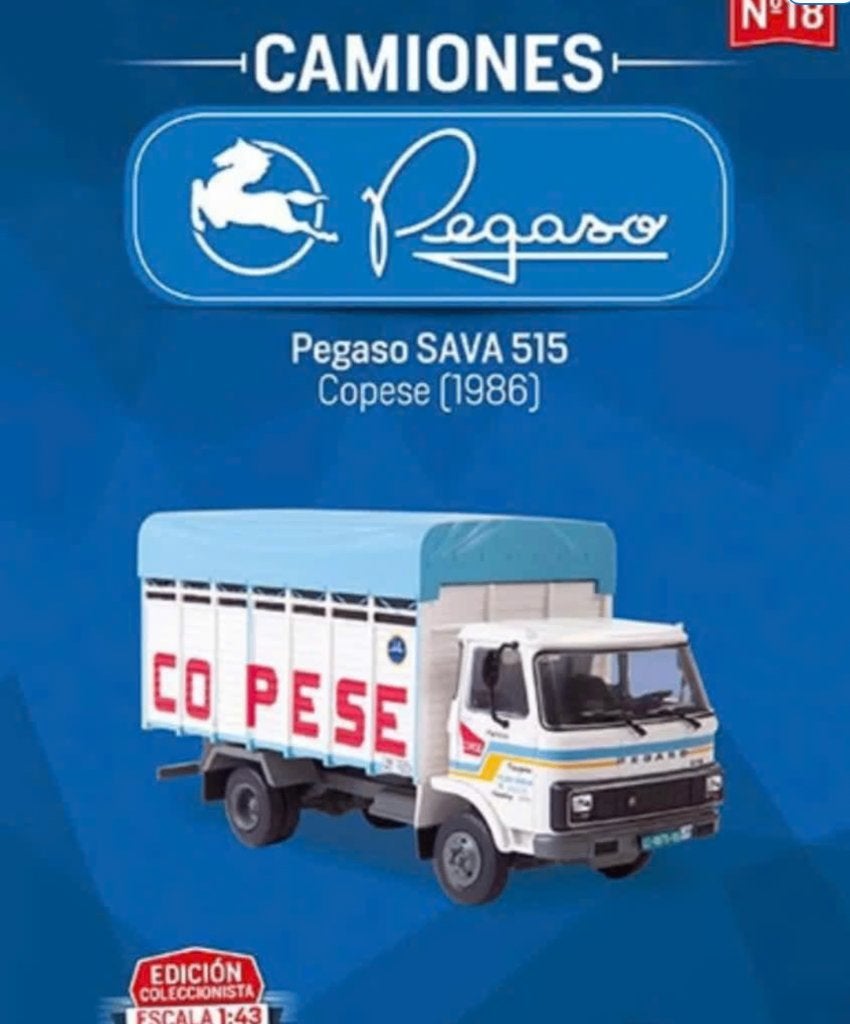 Pegaso SAVA 515 1986 COPESE 1/43 IXO spaanse serie # 18, Verzenden, Nieuw, Bus of Vrachtwagen, Overige merken