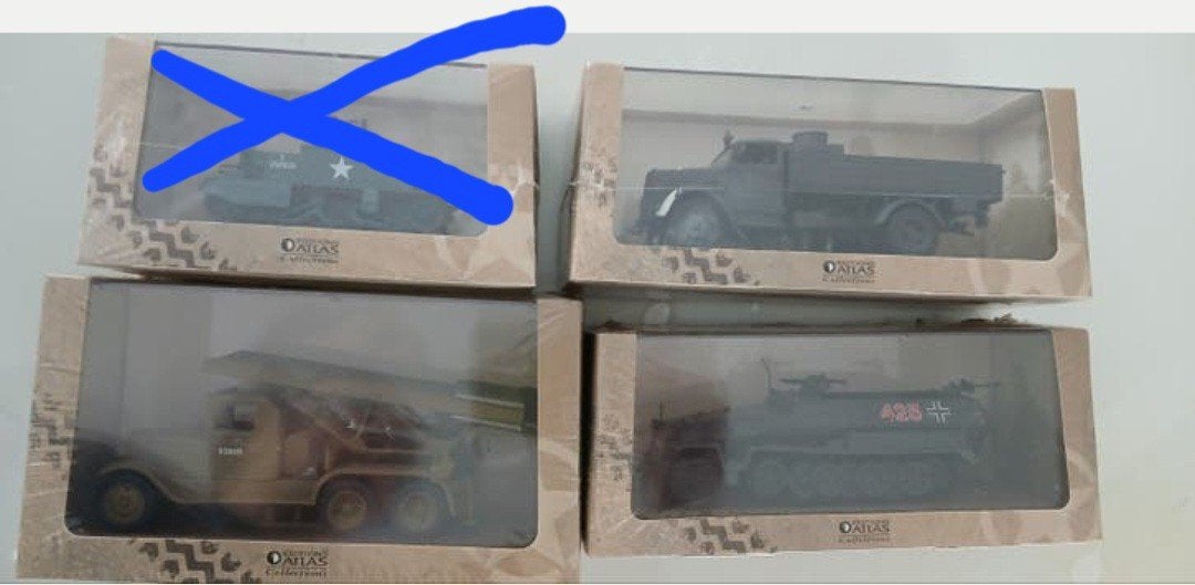 Militaire Voertuigen Miniatuur met Certificaten, Verzamelen, Ophalen of Verzenden, Overige soorten, Overige gebieden, Miniatuur of Beeldje