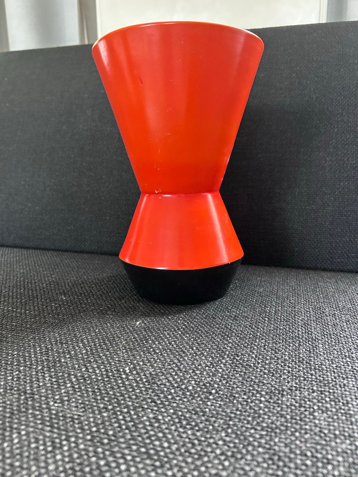 Art Deco Vaas Nimy België - oranje en Zwart Keramiek, Antiek en Kunst, Ophalen of Verzenden