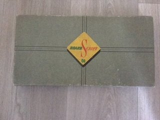Vintage Board Script bordspel, Drie of vier spelers, Ophalen of Verzenden, Gebruikt, Onbekend