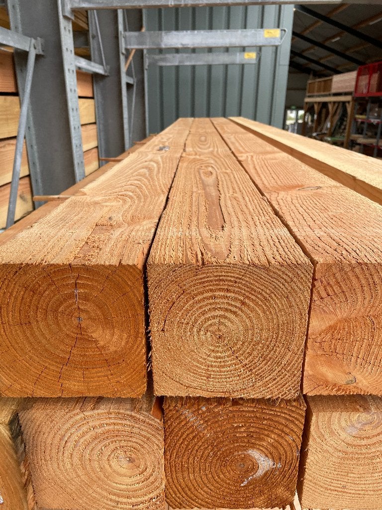 Douglas paal 15 x 15 x 250 cm fijnbezaagd, Tuin en Terras, Palen, Balken en Planken, Ophalen, Nieuw, 250 cm of meer, Palen