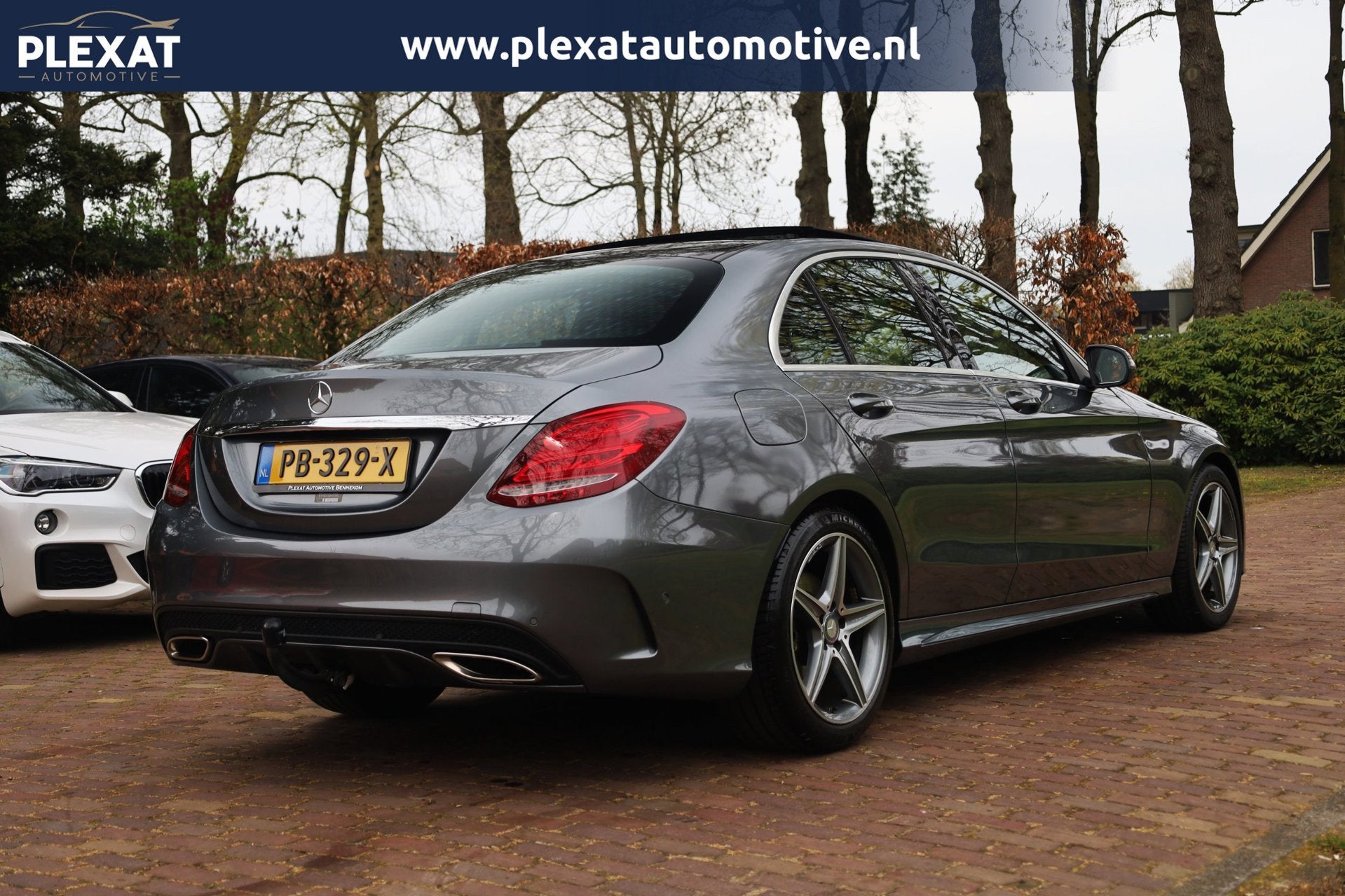 Mercedes-Benz C-klasse 180 Business Solution Aut. | AMG-Pakk, Auto's, Mercedes-Benz, Automaat, Bedrijf, Sedan, 710 kg