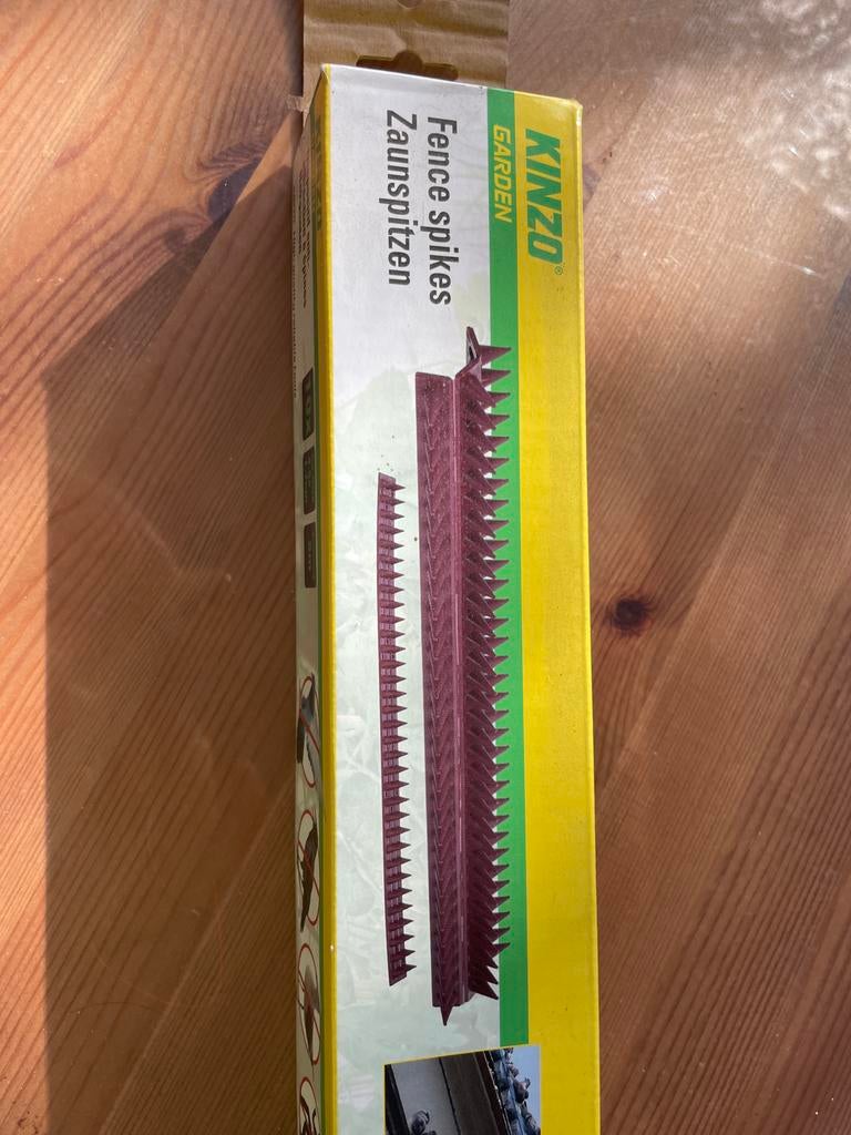 Kinzo Garden Fence Spikes - 5m vogel- en kattenwering, Ophalen of Verzenden, Nieuw, Kunststof, Overige typen