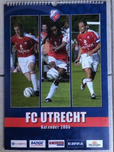 Fc Utrecht  Kalender Voetbalposter seizoen 2006, Verzamelen, Sportartikelen en Voetbal, Ophalen of Verzenden, Zo goed als nieuw