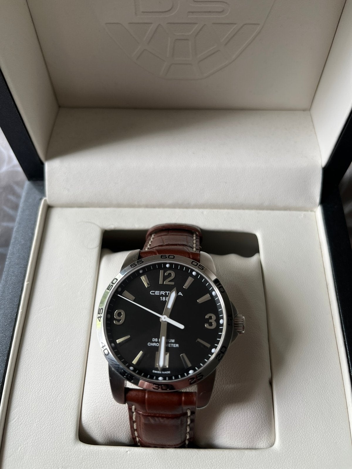 Certina DS Podium Chronometer, Ophalen of Verzenden, Zo goed als nieuw, Staal, Overige merken