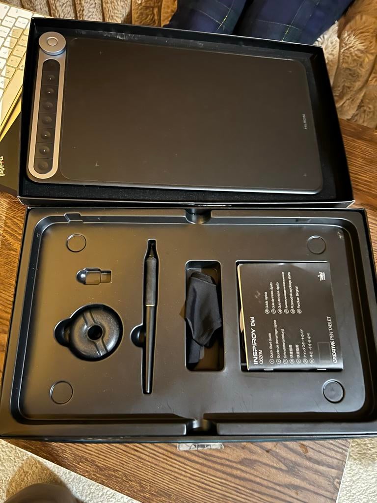 Huion Inspiroy Dial Q620M Creative Tablet, Computers en Software, Tekentablets, Zo goed als nieuw, Draadloos, Ophalen of Verzenden