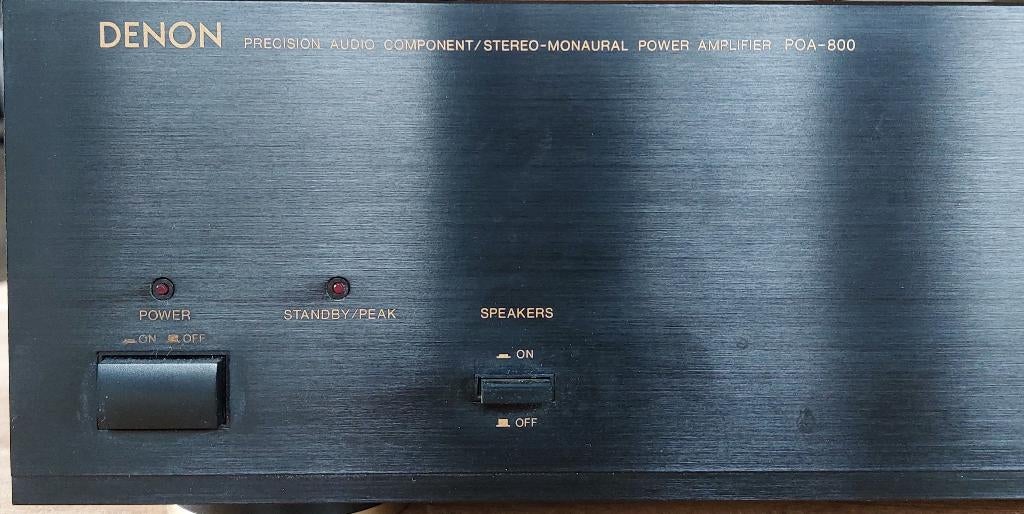 Denon POA 800 eindversterker, Ophalen of Verzenden, Refurbished, Denon