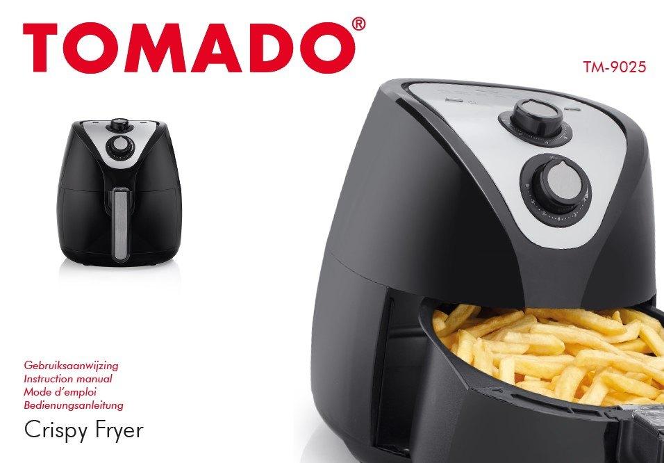 Te koop; Crispy Fryer - Tomado TM-9025, Ophalen, Gebruikt, Airfryer, 750 t/m 999 gram
