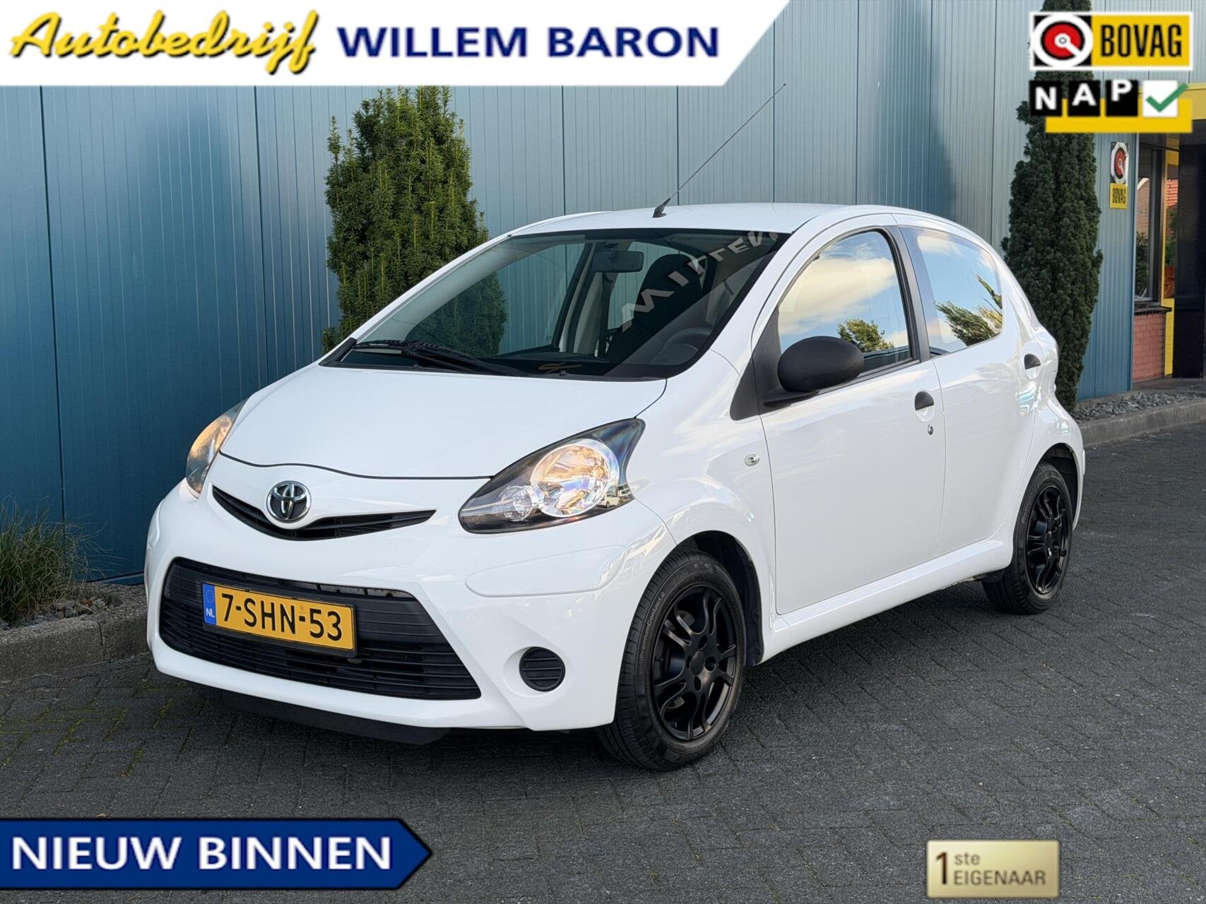 Toyota Aygo 1.0 VVT-i Comfort AC | NAP | 1'EIG | 14"LMV, Auto's, Voorwielaandrijving, Euro 5, Stof, Zwart