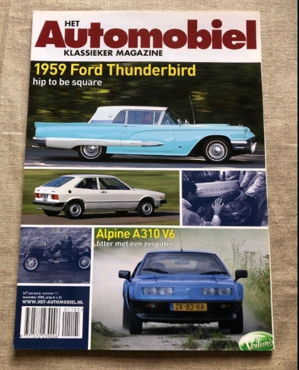 Automobiel: VW Scirocco, Ford Thunderbird 2, Alpine A310, Ophalen of Verzenden, Zo goed als nieuw, Algemeen