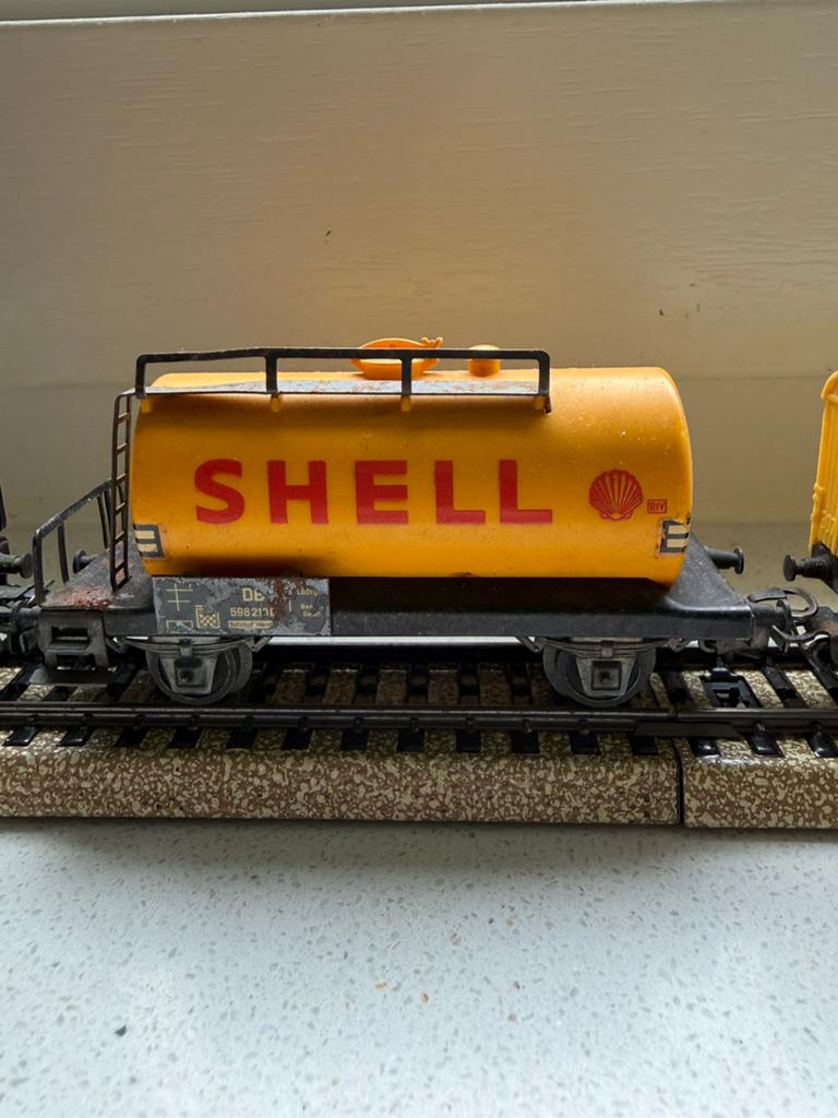 Shell wagon marklin, Ophalen of Verzenden, Wisselstroom, Wagon, Märklin