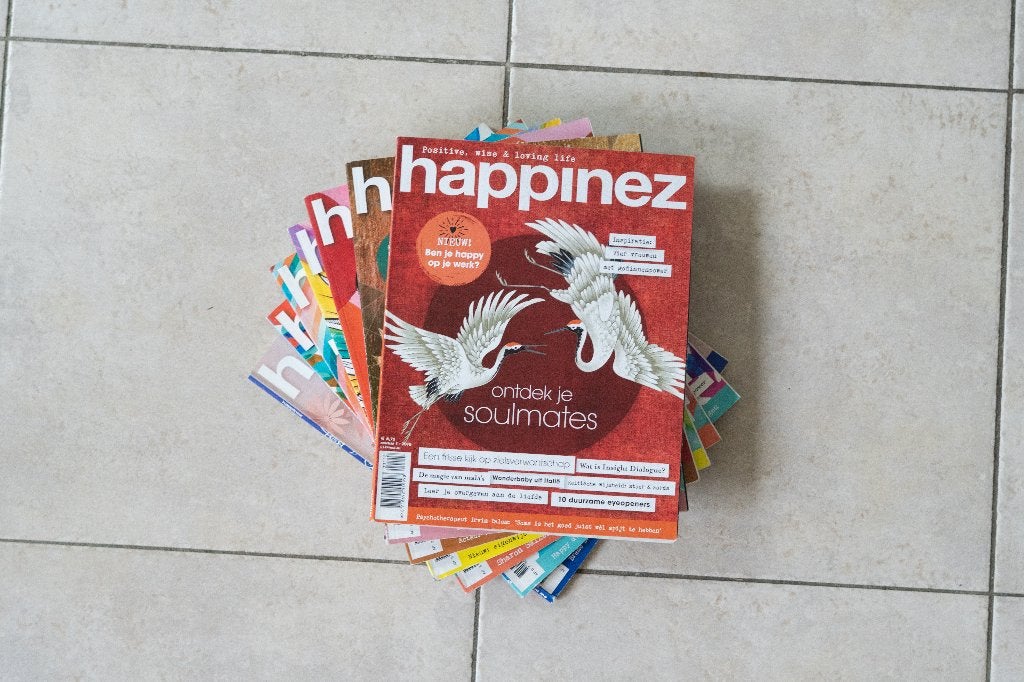 Happinez Tijdschriften 2018 – Nummers 1 t/m 7, Ophalen of Verzenden, Zo goed als nieuw, Lichaam en Geest