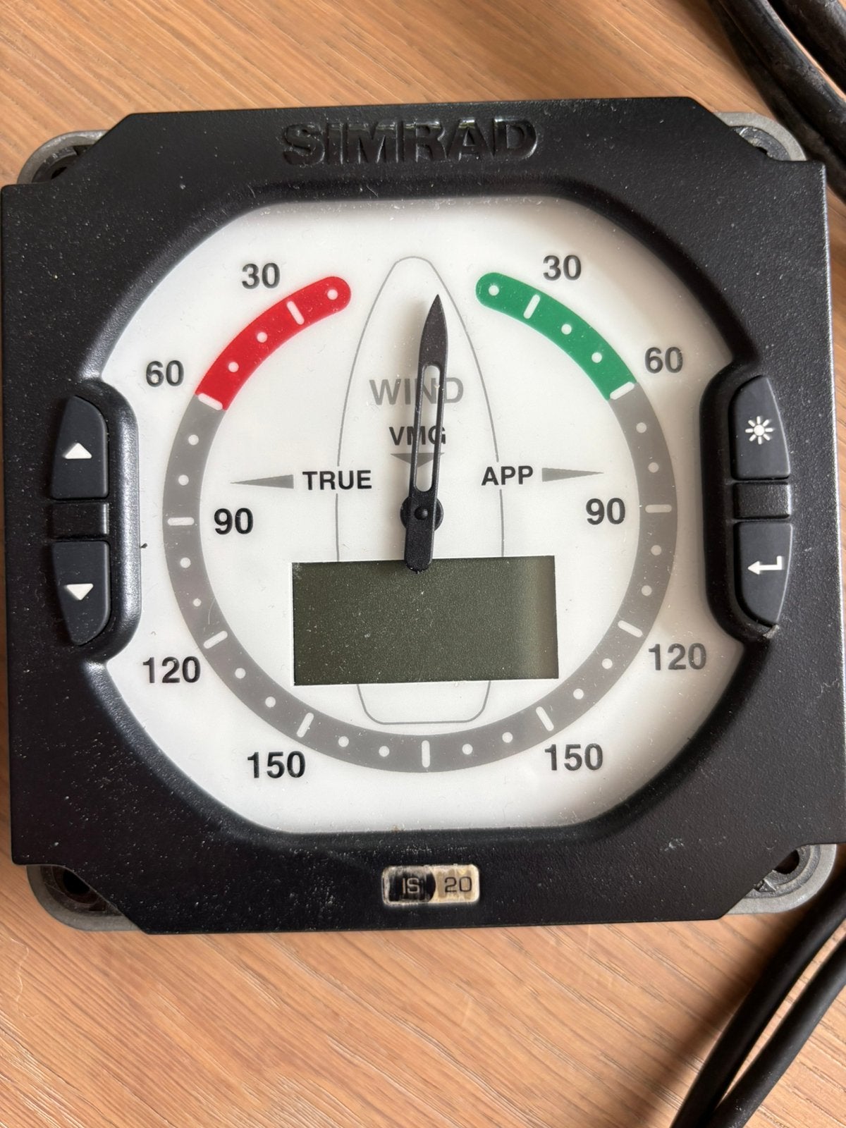 Simrad IS20 windmeter display, Ophalen of Verzenden, Gebruikt, Kabel of Apparatuur