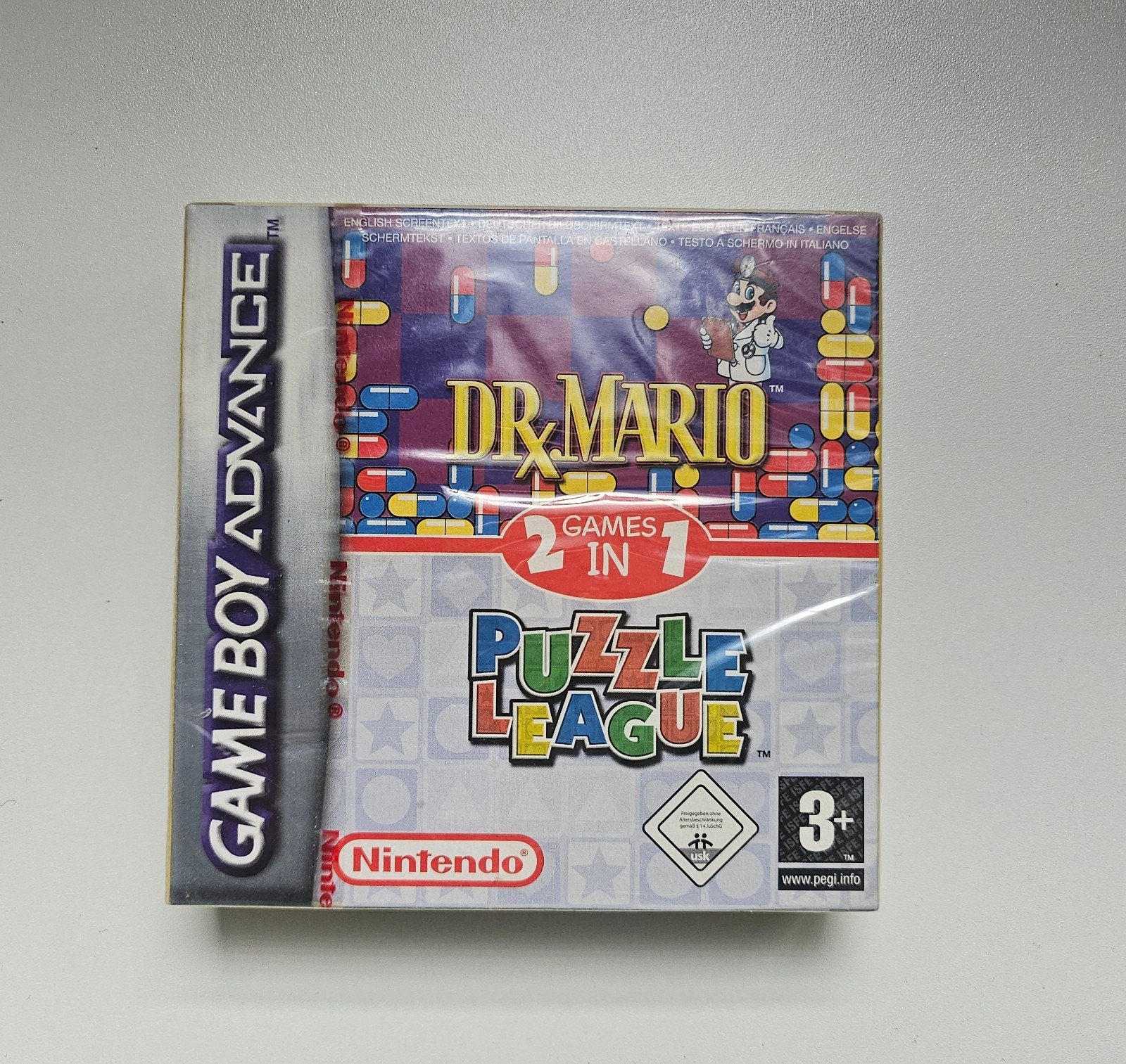 Dr mario + puzzle league red strip sealed pal, Spelcomputers en Games, Ophalen, Puzzel en Educatief, 1 speler, Nieuw