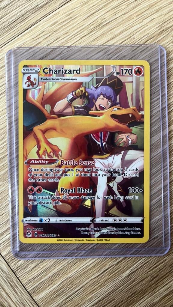 Pokemon kaart  TG03/TG30 Charizard, Ophalen of Verzenden, Zo goed als nieuw