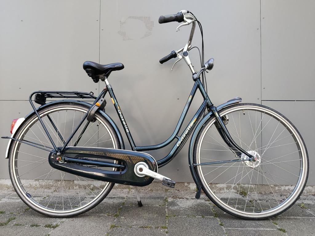 Damesfiets Gazelle 4 versnellingen, 2 sleutels, verlichting, Fietsen en Brommers, Fietsen | Dames | Damesfietsen, Zo goed als nieuw