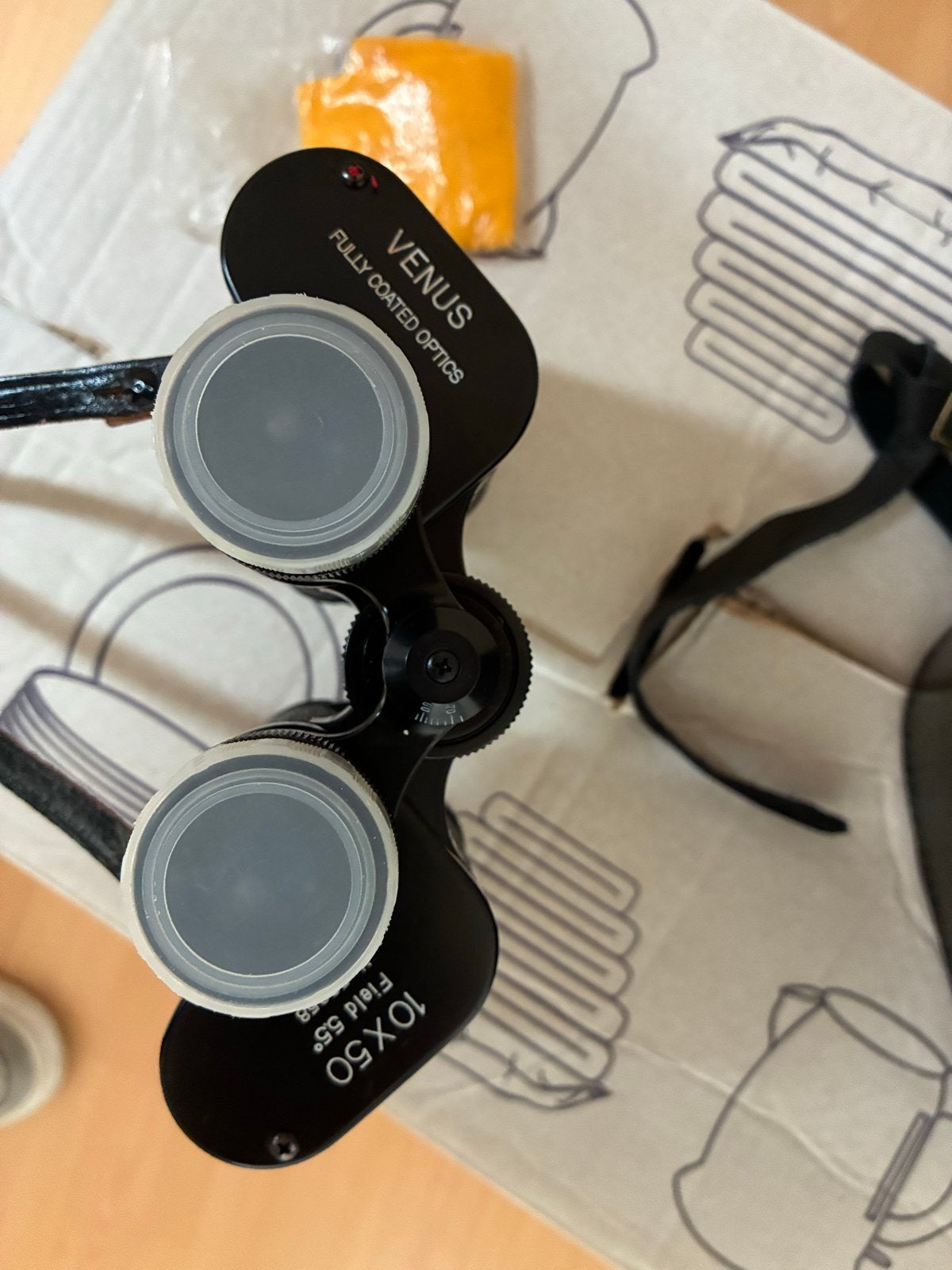 Venus 10x50 verrekijker met tas - Volledig gecoate optiek, Gebruikt, Overige typen, Ophalen of Verzenden, 8 tot 12x