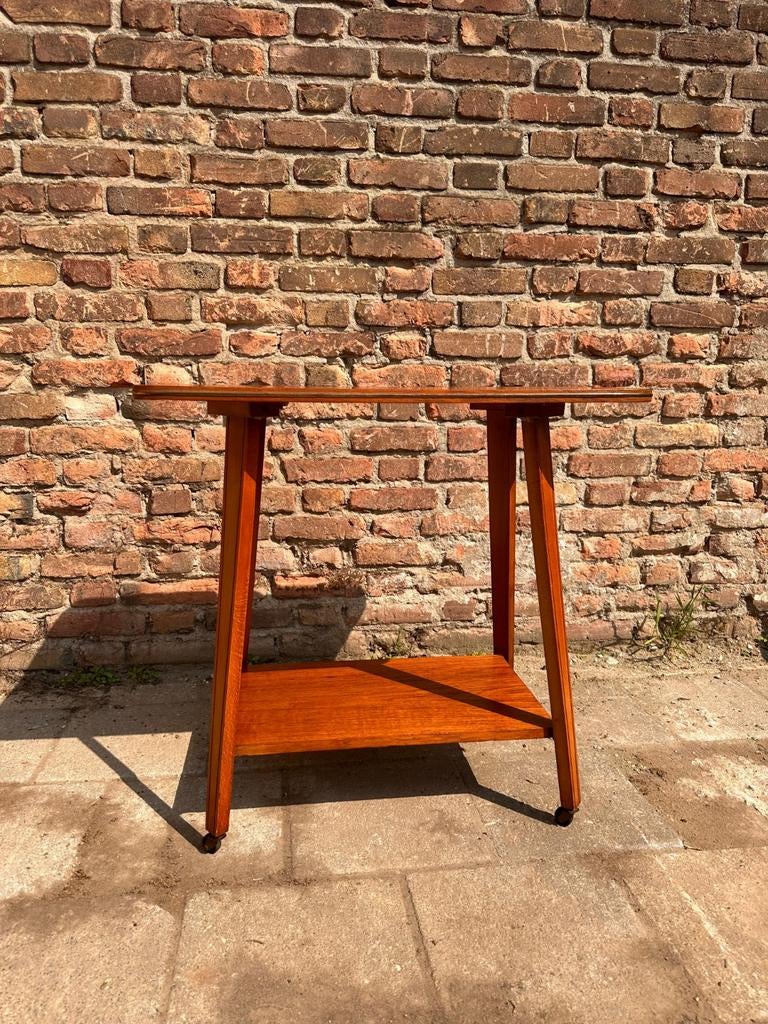 Vintage bijzettafel, Ophalen, Gebruikt, 50 tot 100 cm, Vintage