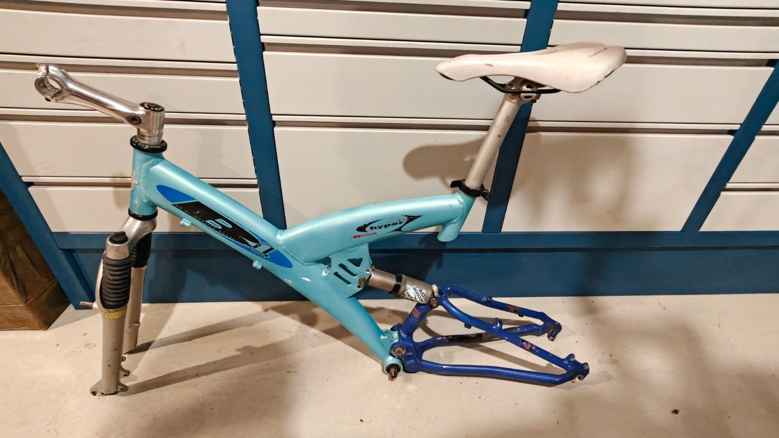 B1 Beone Be-One Hyper Four Mountainbike frame, Overige merken, Gebruikt, Fully, 45 tot 49 cm