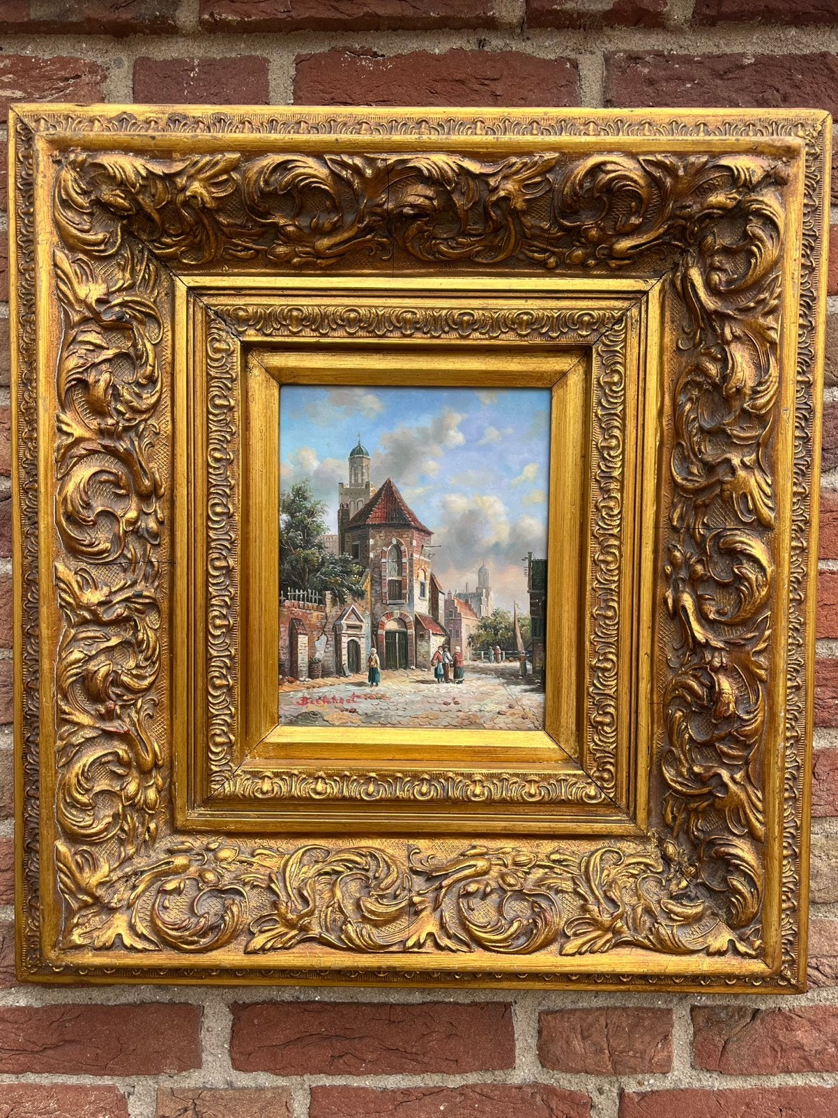 Stadsgezicht Jan Beekhout, Antiek en Kunst, Kunst | Schilderijen | Klassiek, Ophalen
