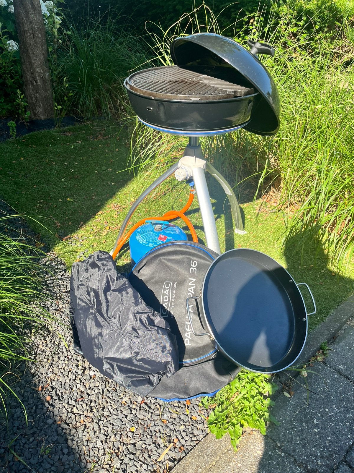 Cadac grill plaat bbq met paella pan, Ophalen, Zo goed als nieuw