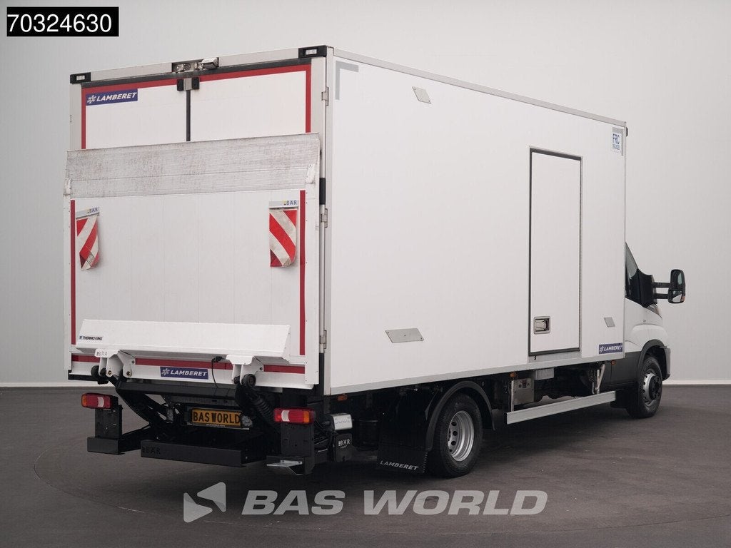 Iveco Daily 72C21 3.0L Automaat Lamberet Laadklep Koelwagen, Automaat, Stof, Gebruikt, Euro 6