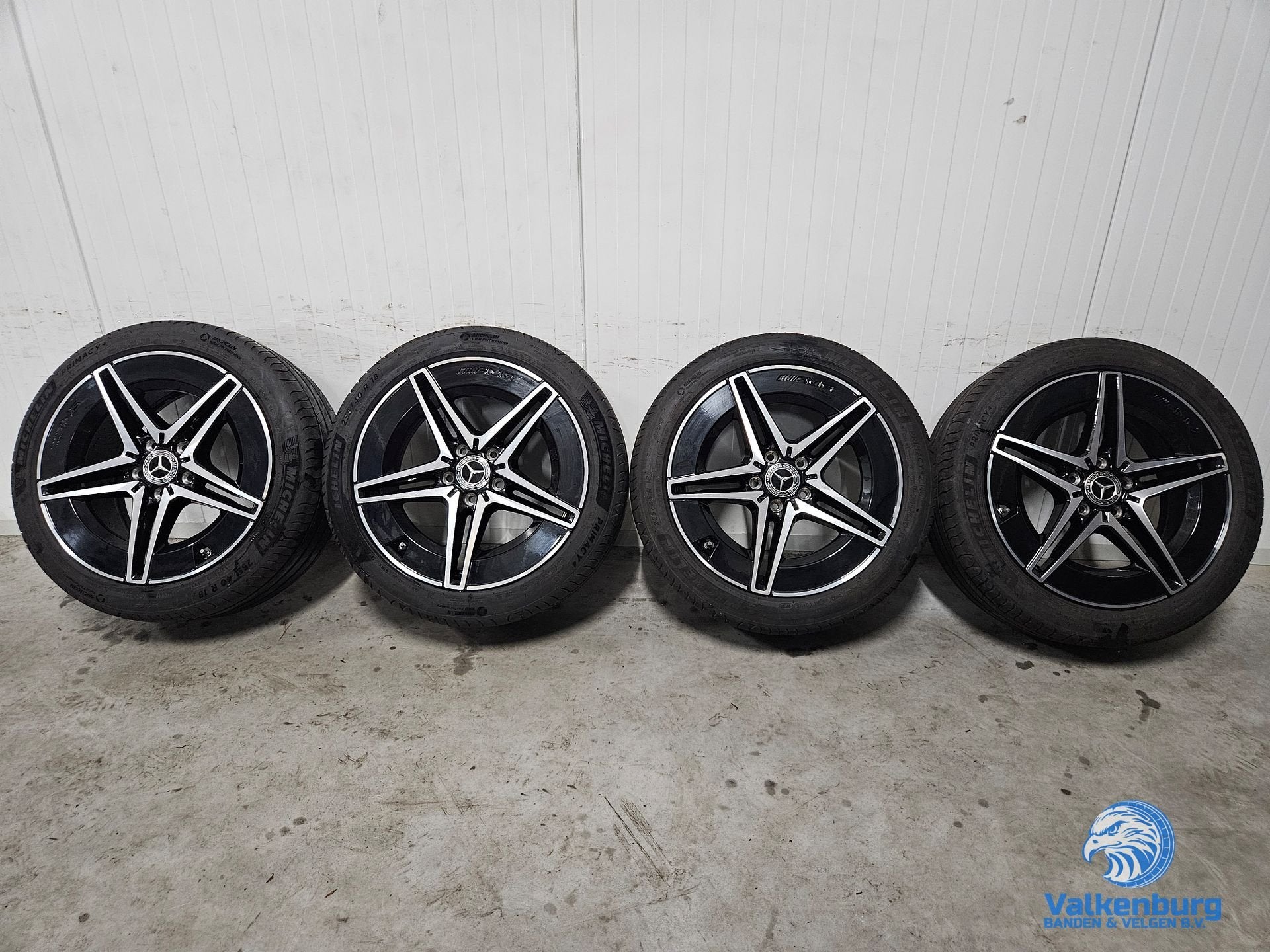 6-7mm! Originele Mercedes AMG C300E Hybrid W206 18 inch bree, 18 inch, Gebruikt, -, -