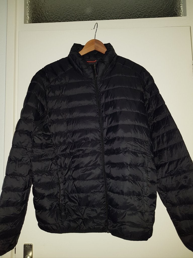 heren jas, Ophalen, Zo goed als nieuw, Maat 48/50 (M), Zwart