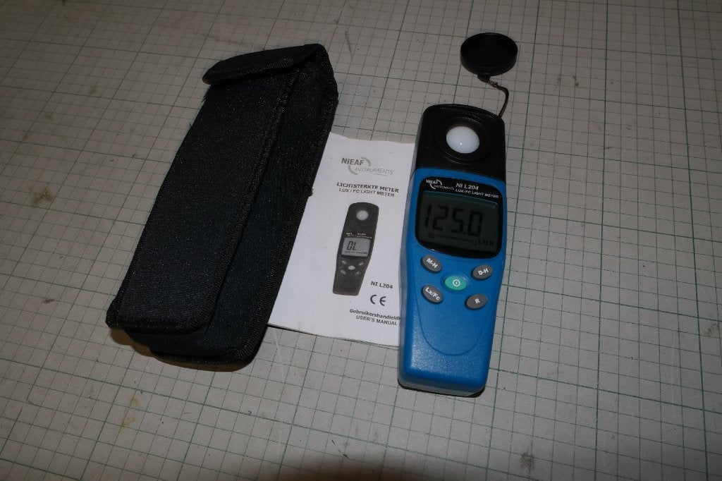nieaf thermometer NI T82 lux meter /lichtmeter L204, Nieaf, Ophalen of Verzenden, Zo goed als nieuw, Info@Nieaf.nl