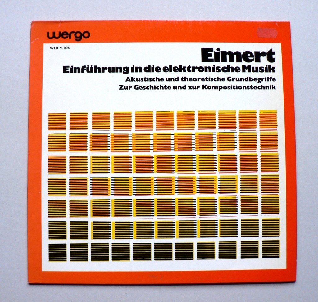 Eimert: Einfuhrung in die Elektronische Musik - LP, LP, Overige formaten, Ophalen of Verzenden, Zo goed als nieuw