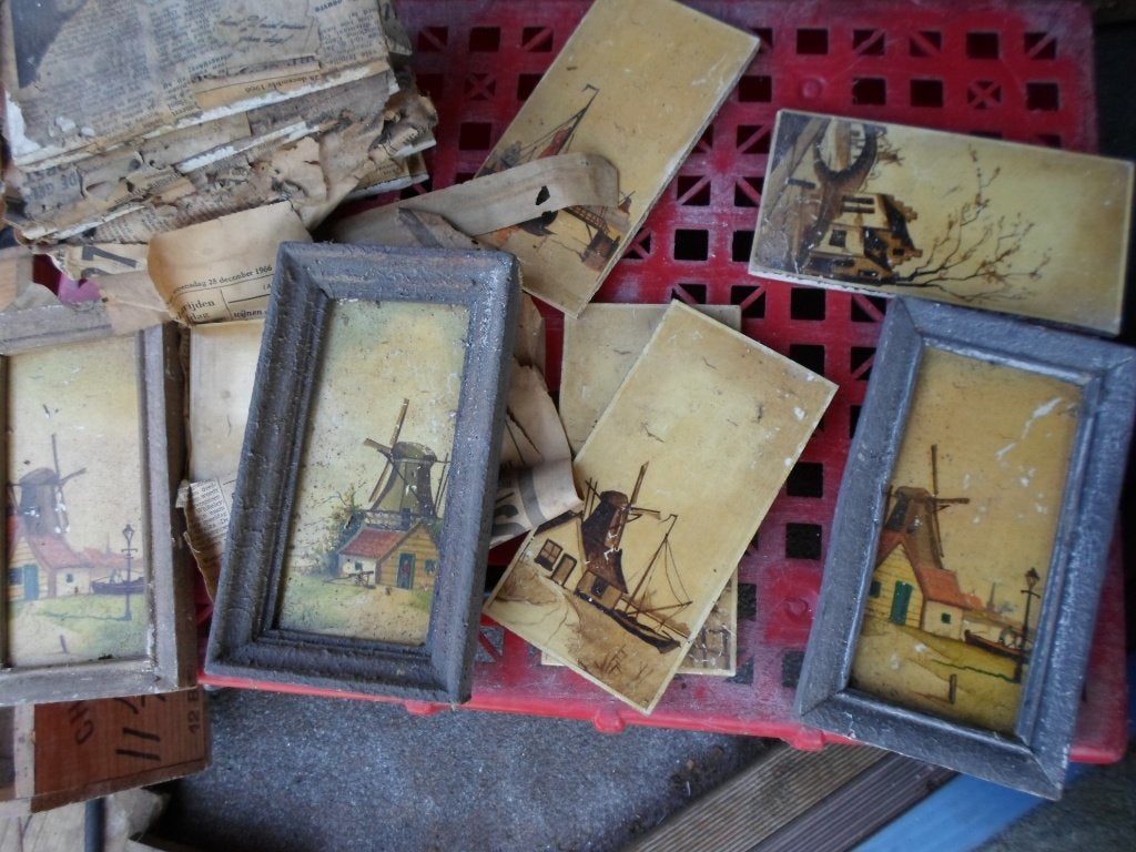 Mosa oude hollandse zaanse tegeltjes, Ophalen, Gebruikt