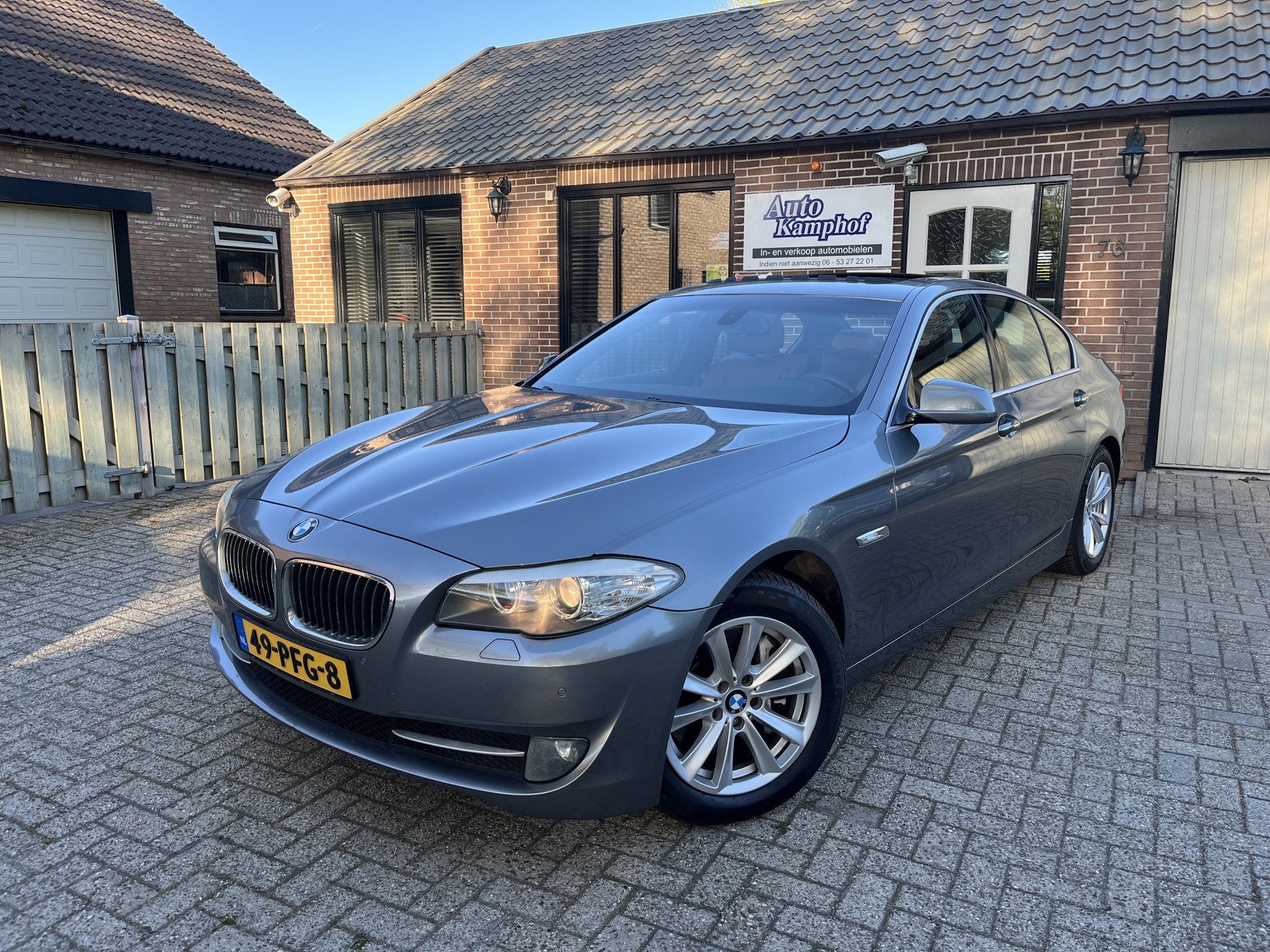 BMW 5 Serie 530d Executive Schuifdak Leer Trekhaak, Auto's, Automaat, Euro 5, Achterwielaandrijving, Gebruikt