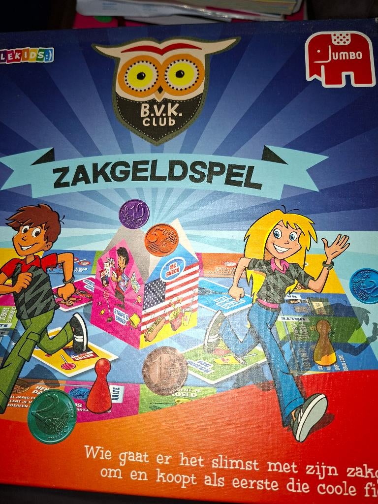 zakgeldspel, Hobby en Vrije tijd, Gezelschapsspellen | Bordspellen, Ophalen, Zo goed als nieuw