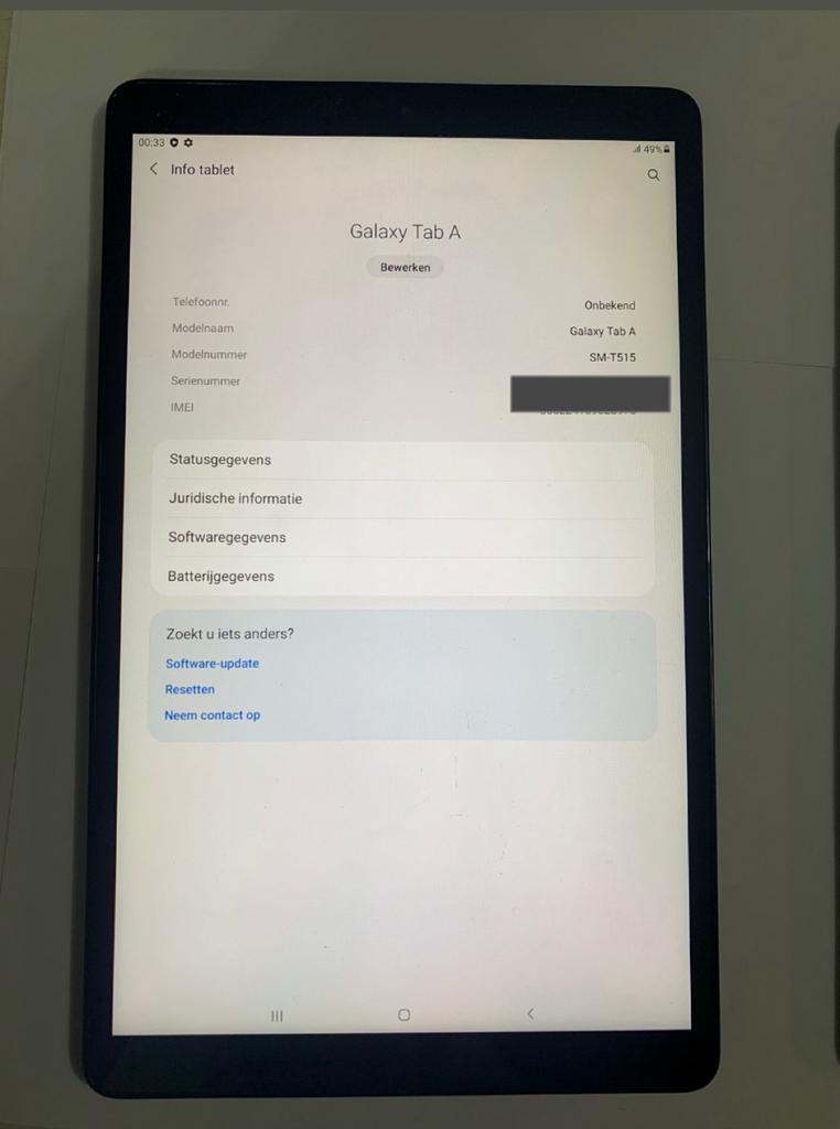 Samsung Galaxy Tab A & Tab A7, 32GB, Computers en Software, Android Tablets, 32 GB, Zo goed als nieuw, Tab A7, Ophalen