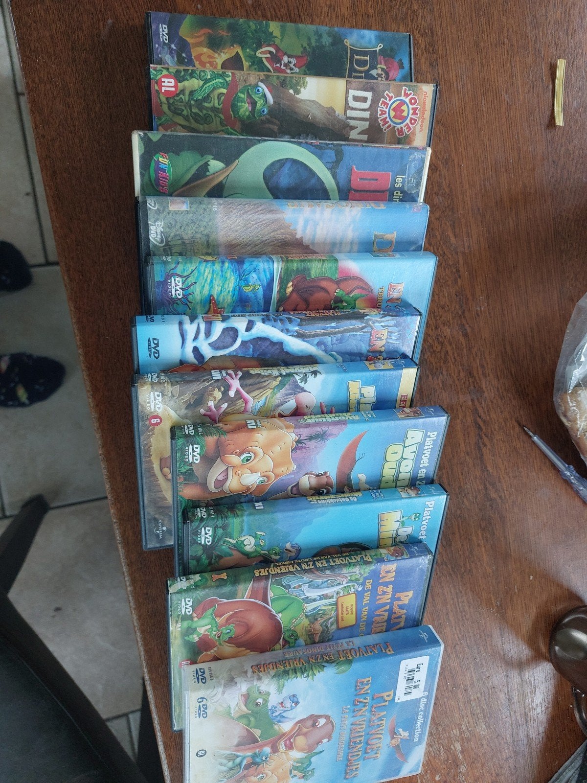 15 dinosaurus dvd, Cd's en Dvd's, Alle leeftijden, Ophalen, Zo goed als nieuw