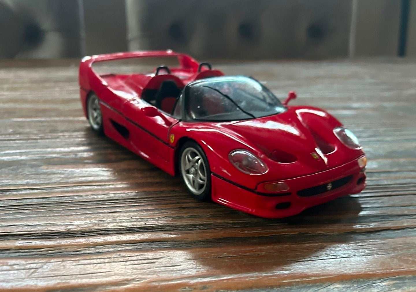 Ferrari F50 1:32 Maestro Modelauto, Ophalen of Verzenden, Gebruikt, Auto, Overige merken