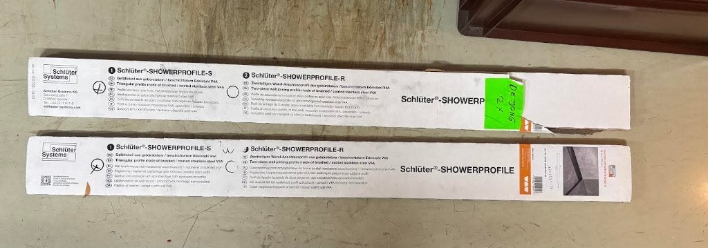 Schluter S 100 afschotprofiel, Ophalen, Nieuw, Rvs, Douche