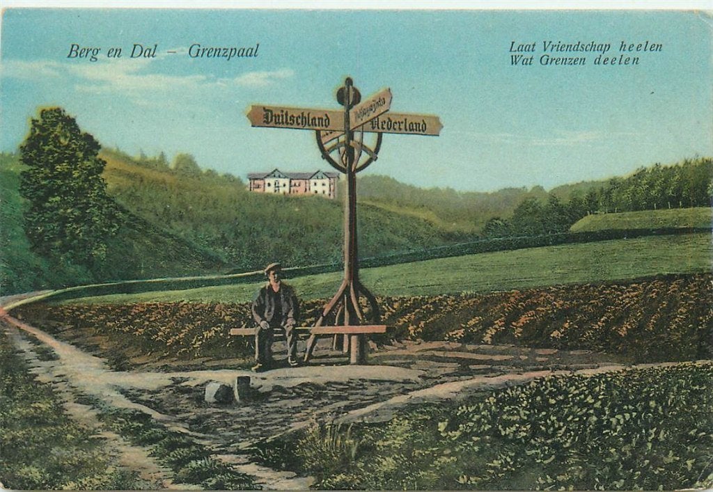 701-143-019 Berg en Dal Grenspaal, Verzenden, Voor 1920, Gelderland
