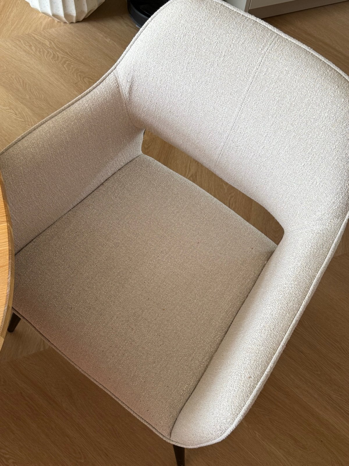 6 Karwei stoelen in goede staat - 2,5 jaar oud, Ophalen, Gebruikt, Overige kleuren, Stof